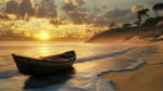 Boat on the beach Yellow Sun.jpg